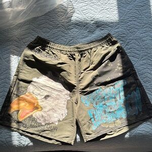 Cactus Jack x Fragment Graphic Eagle Shorts